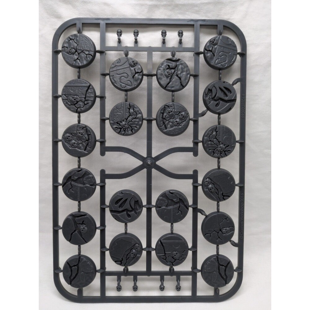(1) Warhammer Age Of Sigmar Shattered Dominion 25mm Bases Sprue